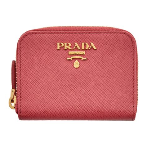 prada geldbeutel rosa|Prada wallet holder.